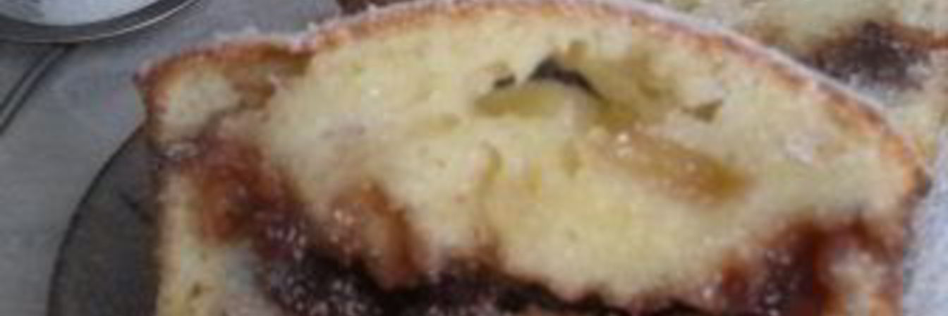 Двойной кекс с прослойкой из варенья