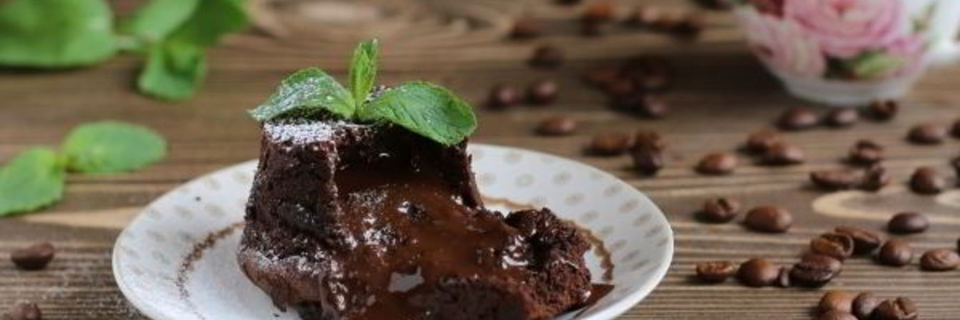 Кекс фондан с жидкой начинкой