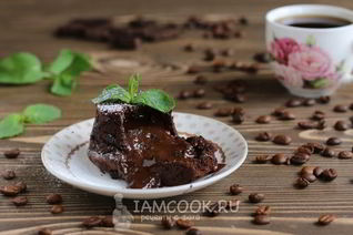 Кекс фондан с жидкой начинкой