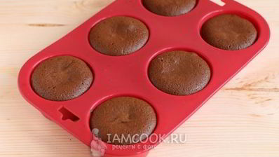 кекс фондан с жидкой начинкой