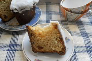 Кекс из дрожжевого теста