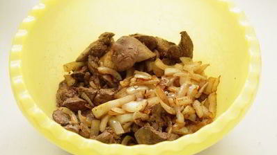 кекс печеночный с сыром