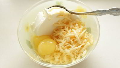 кекс печеночный с сыром