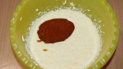 кекс с хурмой