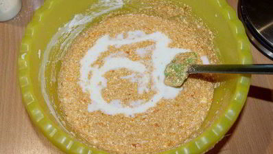 кекс с хурмой