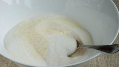 кекс с манкой без яиц