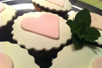 Кекс с мастикой