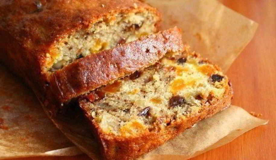 Рецепт кекса с сухофруктами