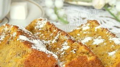 кекс с тыквой и миндалем