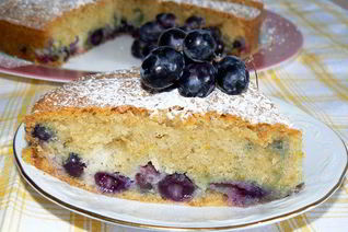 Кекс с виноградом