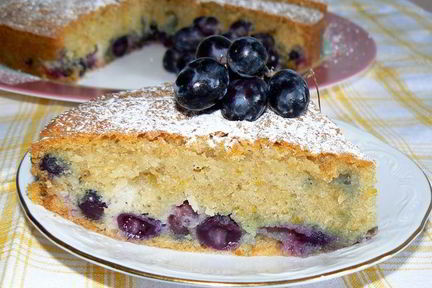 Кекс с виноградом