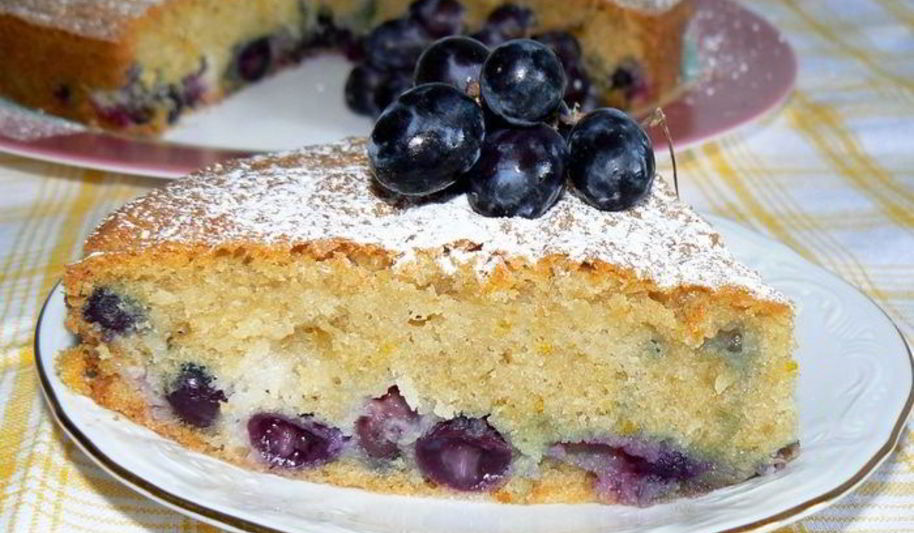 Рецепт кекса с виноградом