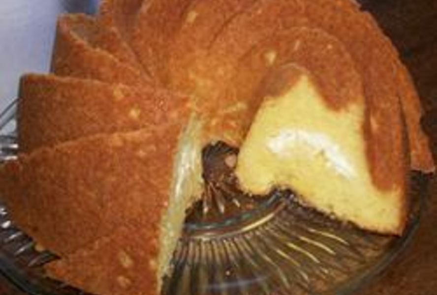Кекс со сливочной начинкой