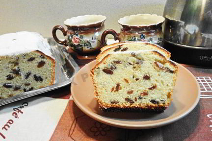 Кекс столичный по ГОСТу с изюмом