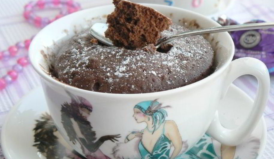 Рецепт кекса в кружке