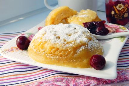 Кекс в микроволновке без какао