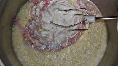 кекс ягода-малина