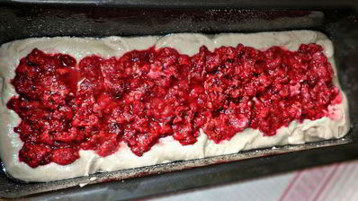 кекс ягода-малина