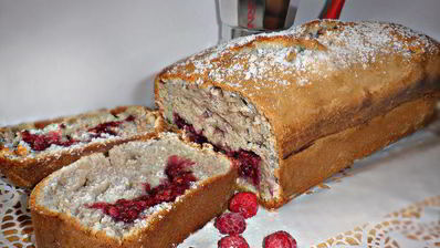 кекс ягода-малина