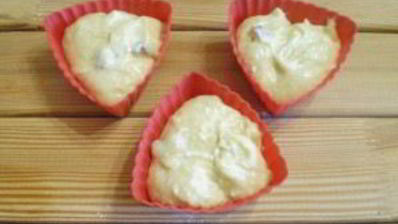 кексики в силиконовых формочках