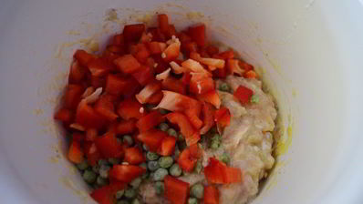 кексы из куриного филе