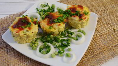 кексы из куриного филе