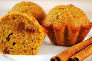 Кексы из моркови