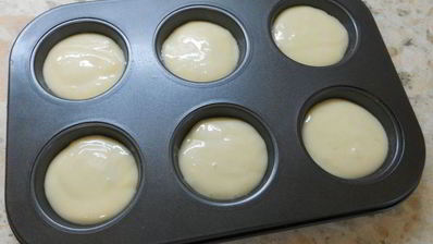 кексы на кефире с джемом