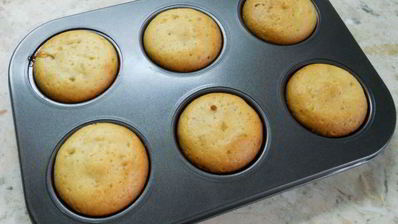 кексы на кефире с джемом