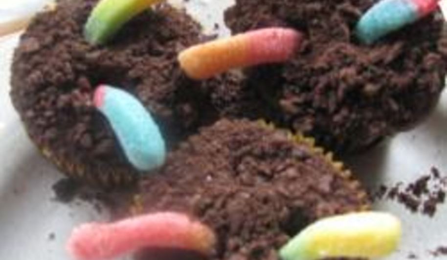 Рецепт кексов с червяками