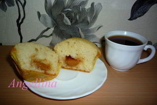 Кексы с карамелью