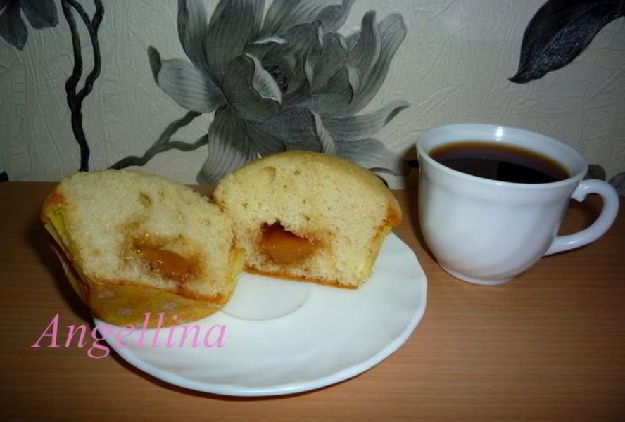 Кексы с карамелью