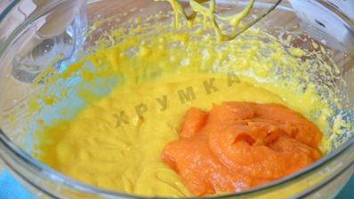 кексы с тыквенным пюре