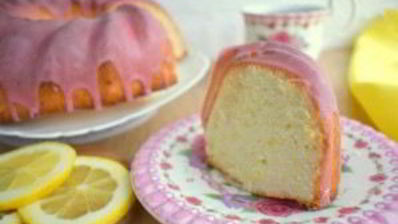 лимонный кекс с глазурью