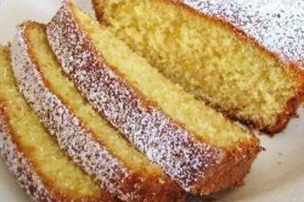 Лимонный кекс с сиропом