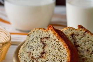 Маковый кекс с коричной прослойкой