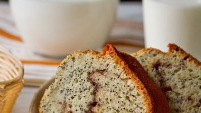 маковый кекс с коричной прослойкой