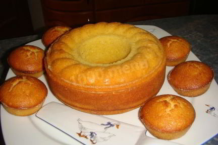 Мандариново-лимонный кекс