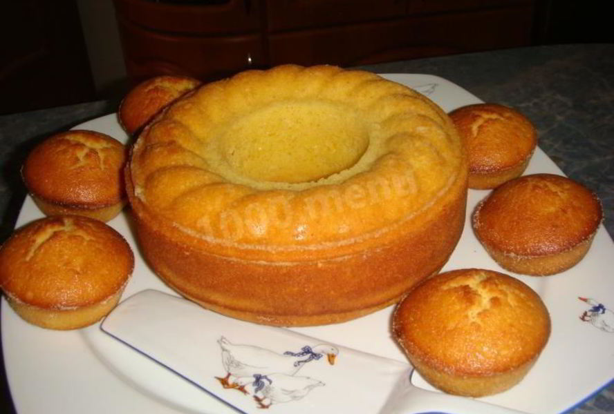 Мандариново-лимонный кекс