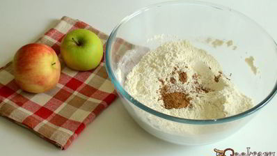 медовый кекс с яблоком запах рождества