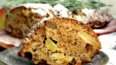 медовый кекс с яблоком запах рождества