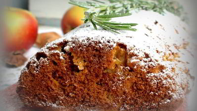 медовый кекс с яблоком запах рождества