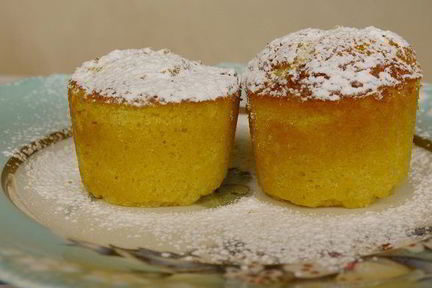 Миндальный фондан с белым шоколадом