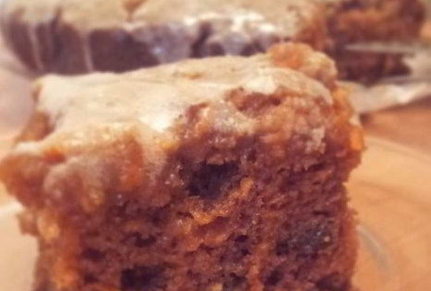 Морковный кекс с апельсиновой цедрой