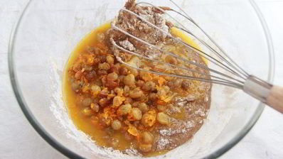 морковный кекс с коричной глазурью