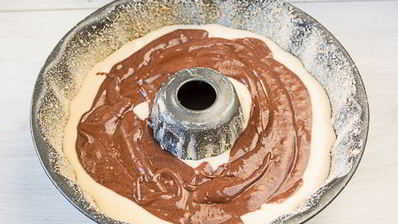 мраморный кекс на растительном масле