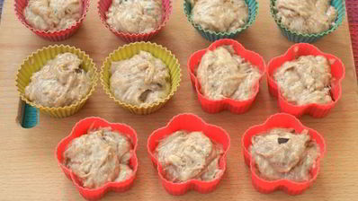 мраморные кексы с шоколадом