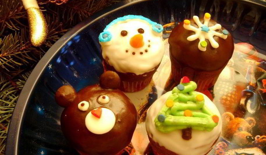 Рецепт новогодних кексиков