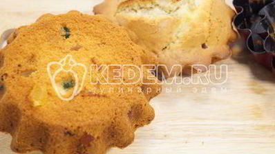 пасхальные кексы с цукатами