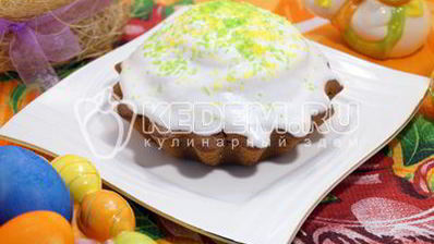 пасхальные кексы с цукатами